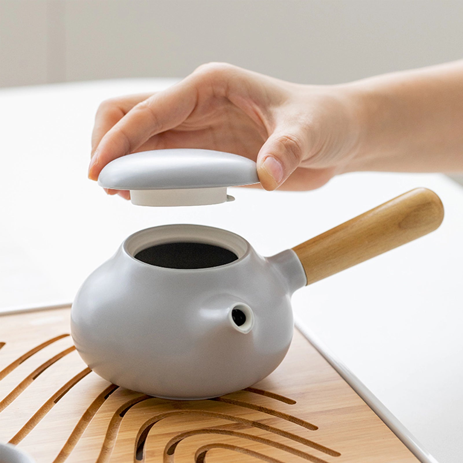 ZENS Modern Janpanese Kyusu Teapot Set