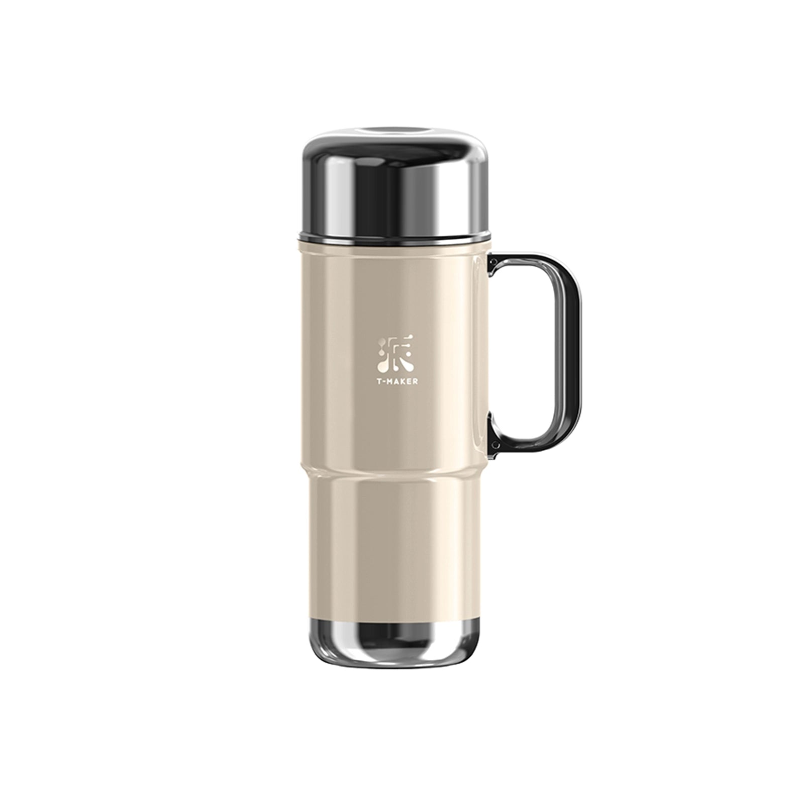 20 Oz Stainless Steel Tea Tumbler Vacuum Insulated White