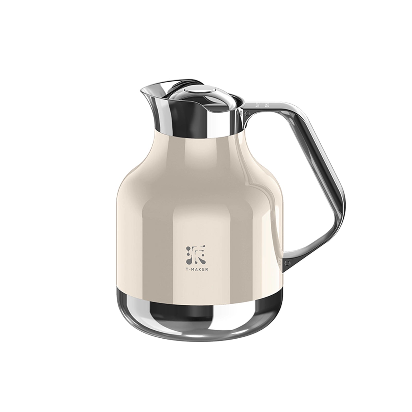 40 Oz Thermal Steeping Teapot with Infuser White