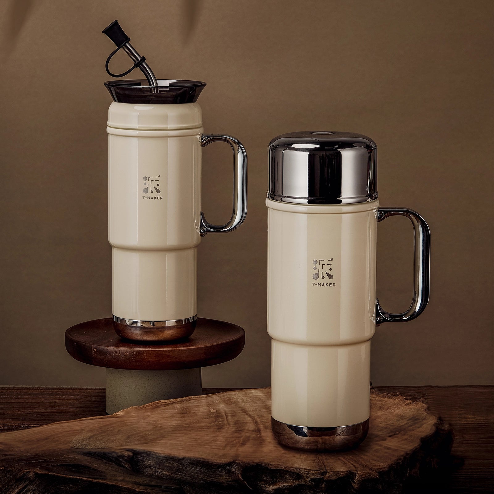 20 Oz Stainless Steel Tea Tumbler Vacuum Insulated Black