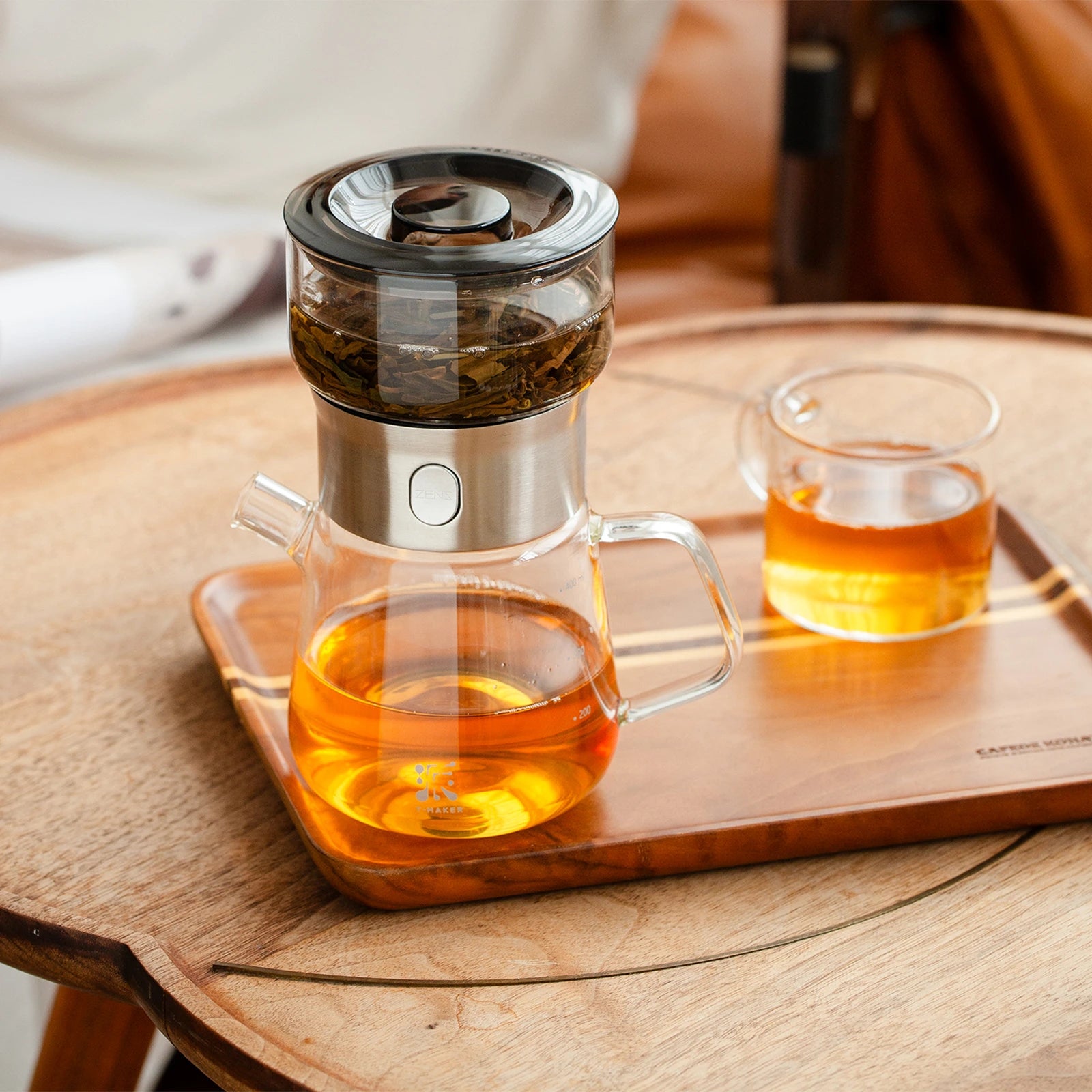 Share Portable Gongfu Teapot Set Black with 2 Cups