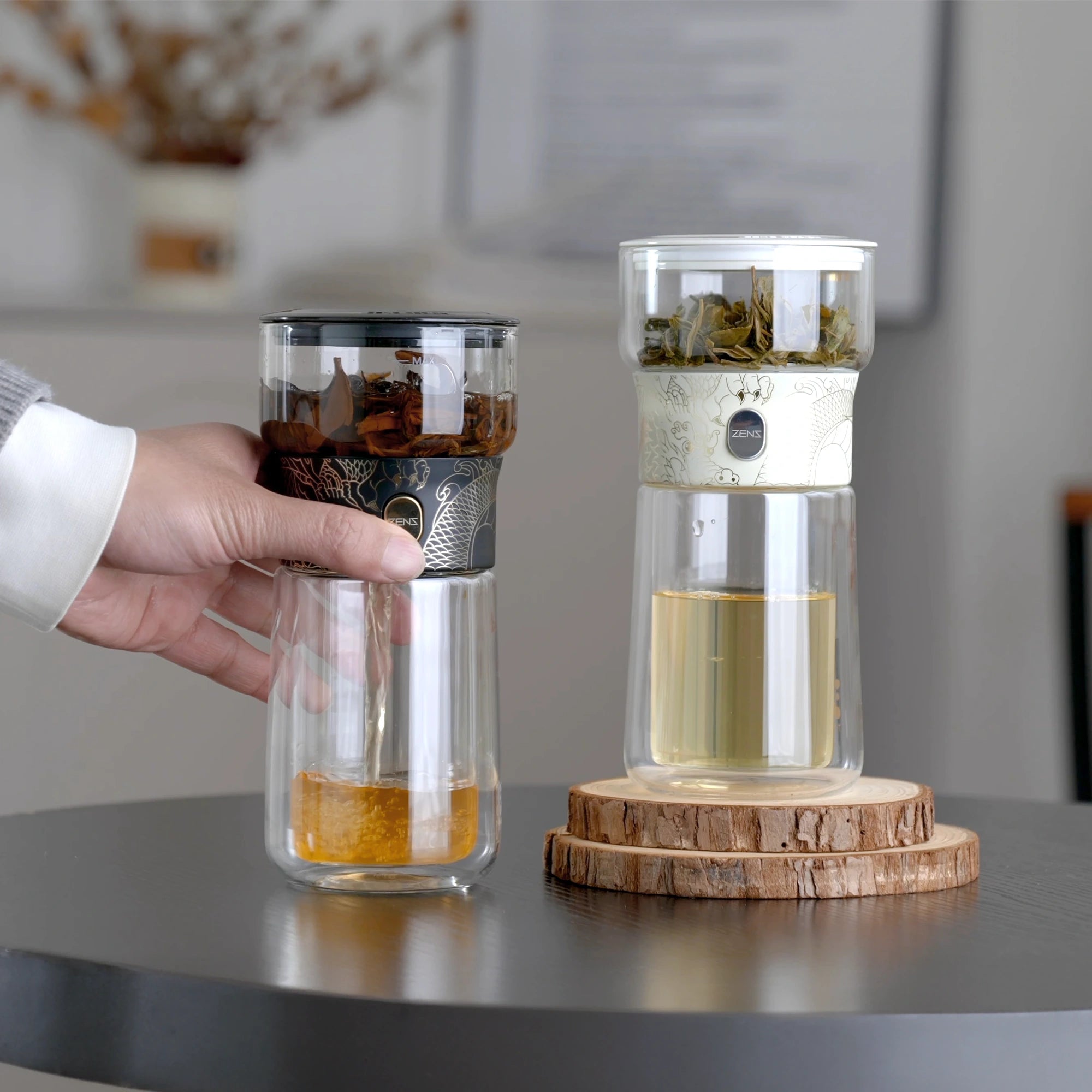 Portable One-Touch Smart Tea Maker Bundles