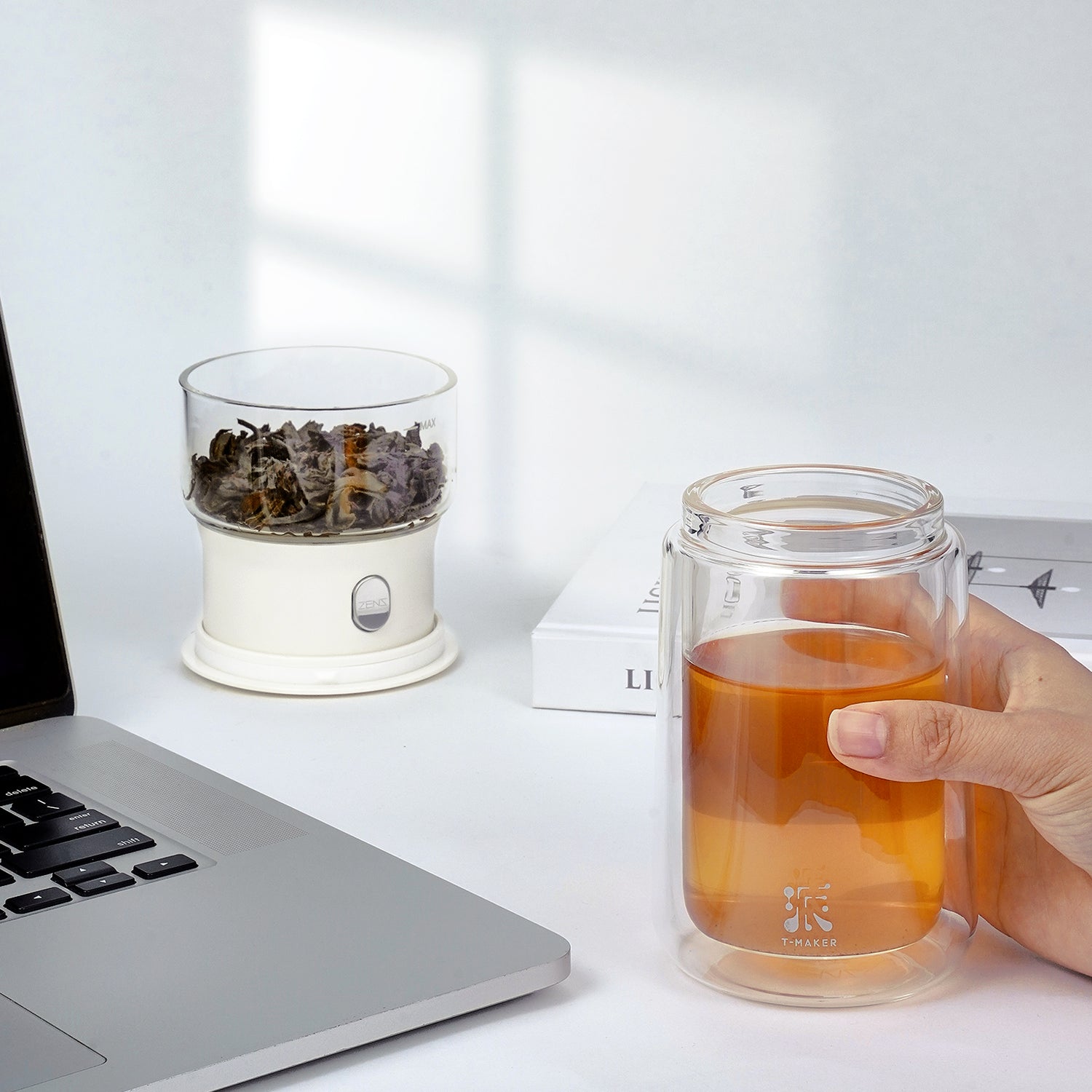 ZENS Portable Tea 3-in-1 Smart One Touch Maker