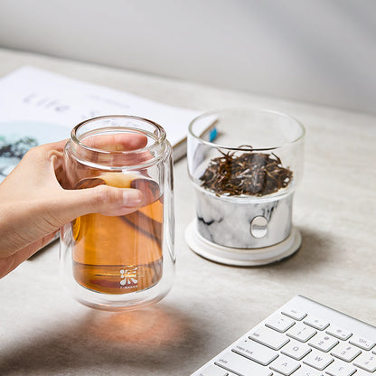 ZENS Modern Marble Solo Loose Tea Steeper