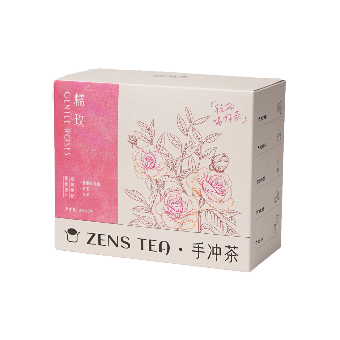 Floral Series Double-petaled Rose Hand-Brewed Tea 0.7 Oz