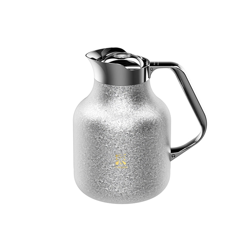 40 Oz Pure Titanium Thermal Steeping Teapot with Infuser Silver