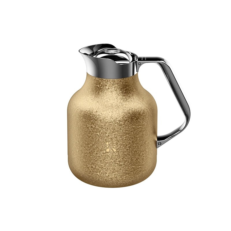 40 Oz Pure Titanium Thermal Steeping Teapot with Infuser Golden